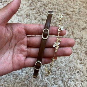 2 old money vintage aesthetic headbands